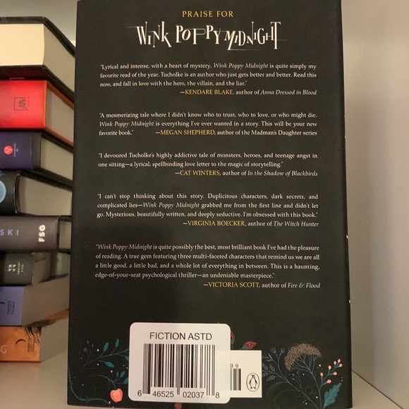 Wink Poppy Midnight by April Genevieve Tucholke - Picture 3 of 3